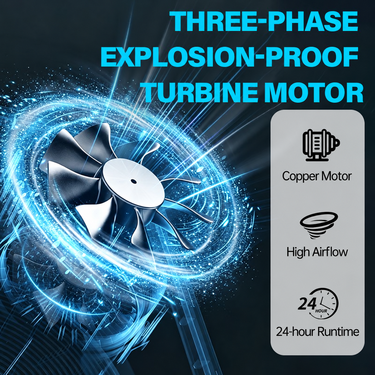 Three-phase explosion-proof turbine motor thumbnail